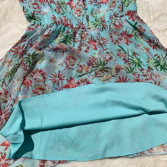 Floral Breeze Sleeveless Mini Dress - Picture 5 of 8